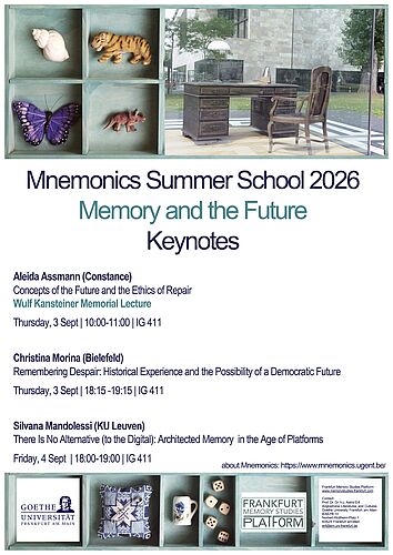 Poster of Kenote Lecture Times and Names